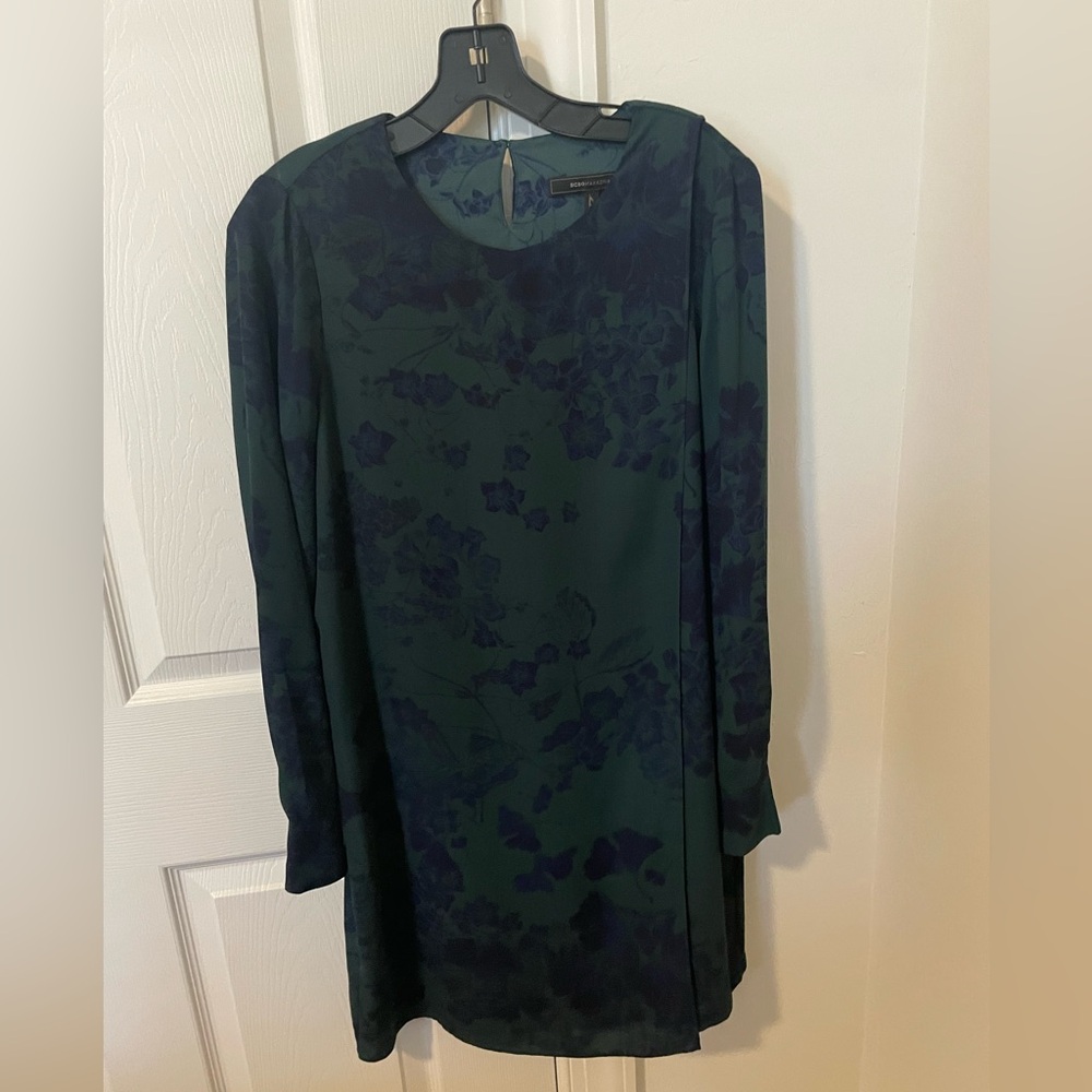 BCBG Green & Navy Dress